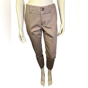 Trina Turk Cropped Tan Chino’s Excellent Condition No Label/Size Tags.
